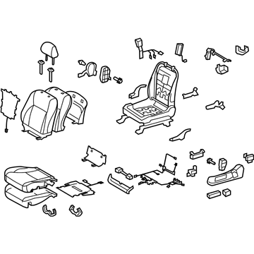 Lexus 71200-33J70-C5 Seat Assy, Front LH