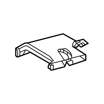 Lexus 87216-0E060 GUIDE, AIR DUCT, RR