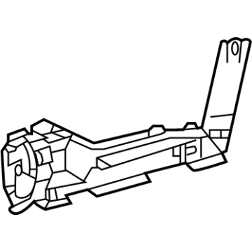 Lexus 87201-0E360 DUCT SUB-ASSY, AIR