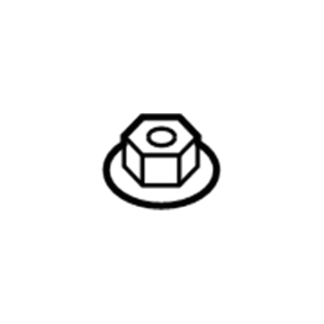 Lexus 90178-A0112 Nut, FLANGE