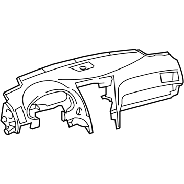 Lexus 55401-30730-C0 Pad Sub-Assy, Instrument Panel Safety