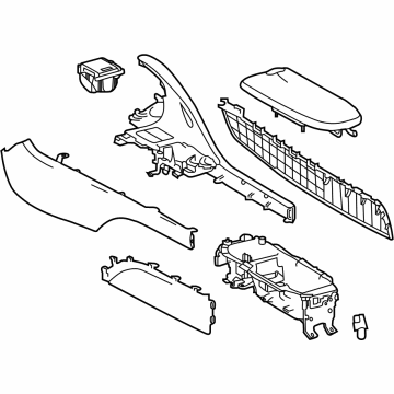 Lexus 58810-11130-C0 BOX ASSY, CONSOLE