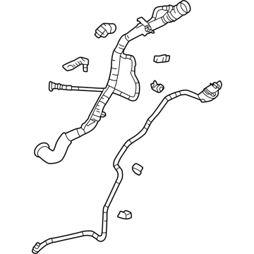 Lexus RX450h+ Fuel Filler Neck - 77210-48560