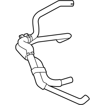 Lexus RX450h+ Automatic Transmission Oil Cooler Hose - 32930-48100