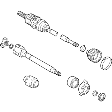 Lexus 43420-0E340 SHAFT ASSY, FR DRIVE