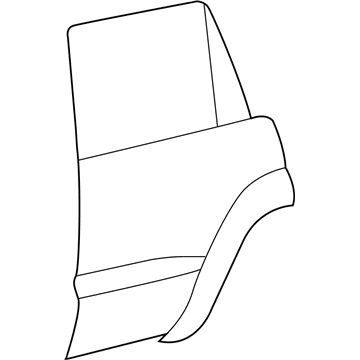 Lexus 67113-60280 Panel, Rear Door, Outside