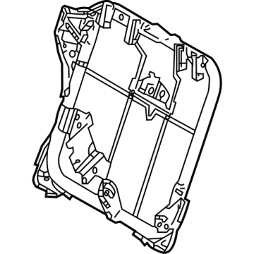 Lexus 71017-46070 FRAME SUB-ASSY, RR S