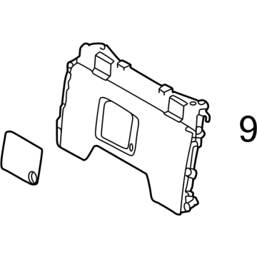 Lexus 58464-0E020-C0 BOARD, BATTERY SERVI