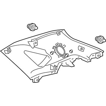 Lexus 62470-78021-C0 GARNISH ASSY, ROOF S