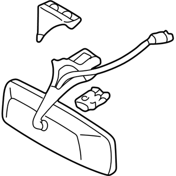 Lexus 87810-50120-A1 Mirror Assy, Inner Rear View