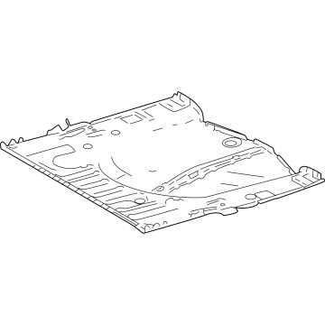 Lexus 58301-0E911 PAN SUB-ASSY, RR FLO