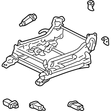 Lexus 72010-24180 Adjuster Sub-Assy, Front Seat, Outer RH