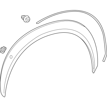 Lexus 75601-46020-C0 MOULDING SUB-ASSY, F