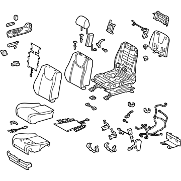 Lexus 71100-48Q61-B0 Seat Assy, Front RH