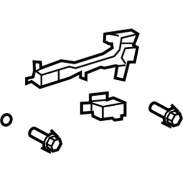 Lexus 69203-33040 Frame Sub-Assy, Rear Door Outside Handle, RH