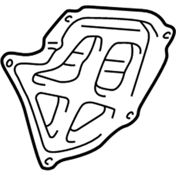 Lexus 67446-33020 Plate, Front Door Window Opening, Inner LH