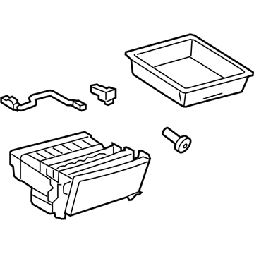 Lexus 58801-50080-A4 Box Sub-Assembly, Console