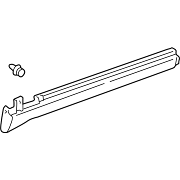 Lexus 75830-30020-E2 Moulding Assy, Rocker Panel, Front RH