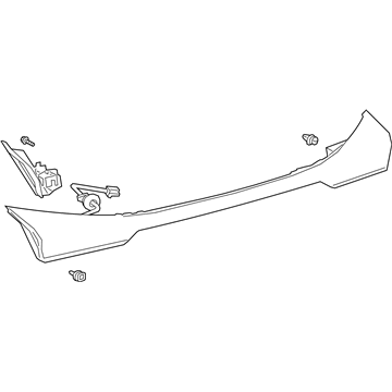 Lexus 81580-76260 LAMP ASSY, RR