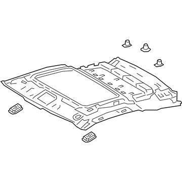 Lexus 63310-11011-E5 HEADLINING ASSY, ROO