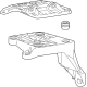 Lexus 44590-42220 BRACKET ASSY, BRAKE