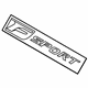 Lexus 75446-76020 Back Door Name Plate