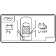 Lexus 288A2-25020 LABEL, BATTERY LOCAT