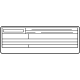 Lexus 11298-25120 LABEL, EMISSION CONT