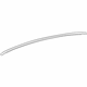 Lexus 75555-75010-A0 Moulding, Roof Drip Side Finish, Center RH