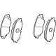 Lexus 04465-02530 PAD KIT, DISC BRAKE