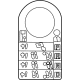 Lexus 7452A-78010 LABEL, SHIFT CONTROL