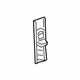 Lexus 73023-04040-A0 Plate Sub-Assembly, FR S