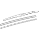 Lexus 85242-48080 BLADE, RR WIPER