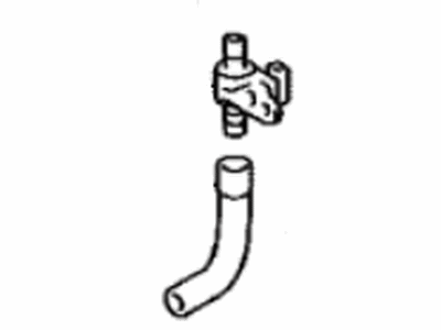 Lexus 16260-F0100 HOSE ASSY, WATER BY