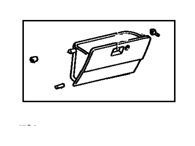 Lexus 55550-32050-03 Door Assy, Glove Compartment