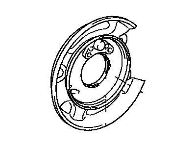 Lexus 46503-06080 Plate Sub-Assembly, Park