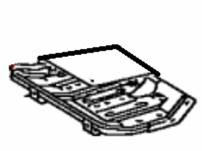 Lexus 71016-60010 Frame Sub-Assy, Rear Seat Cushion, LH