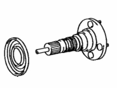 Lexus 36202-60010 Shaft Sub-Assy, Transfer Output, Rear