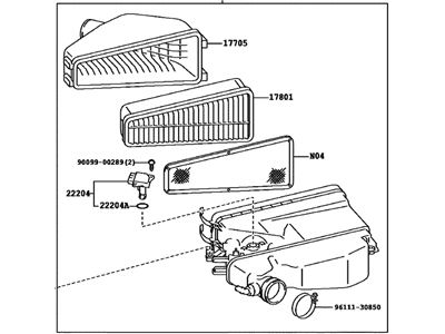 2008 Lexus GX470 Air Filter Box - 17700-50251