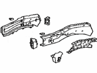 Lexus 57027-48905 Member Sub-Assembly, Front Side