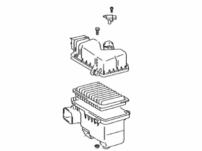 Lexus 17700-20220 Cleaner Assy, Air