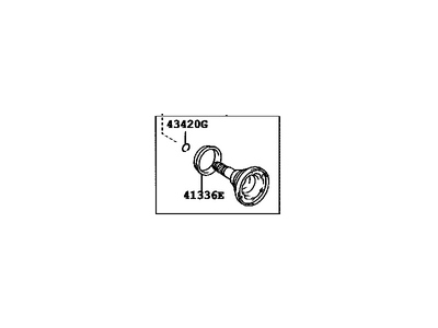 Lexus 41309-28030 Shaft Sub-Assy, Differential Side Gear, LH