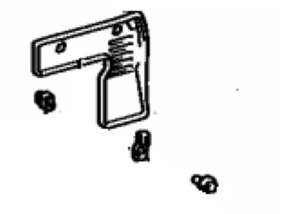 Lexus 64707-60010-E0 Cover Sub-Assy, Quarter Trim Jack