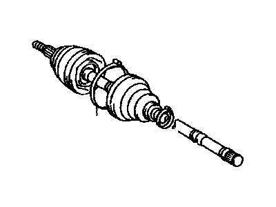 2022 Lexus NX450h+ Transfer Case Output Shaft Snap Ring - 43425-F4170