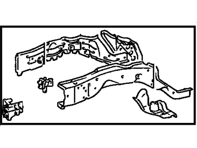 Lexus 57101-33026 Member Sub-Assy, Front Side, RH