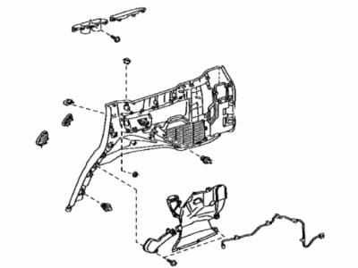 Lexus 62520-60G00-C0 Panel Assembly, Quarter