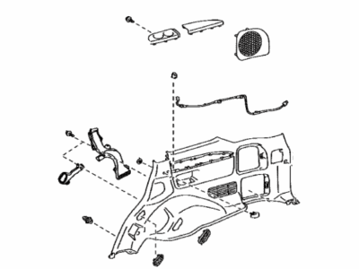 Lexus 62510-60F20-C0 Panel Assembly, Quarter