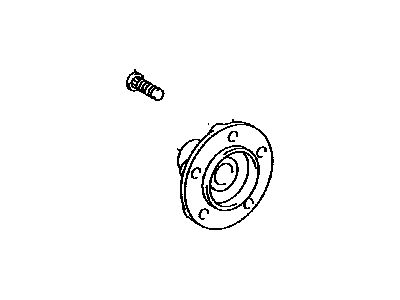 Lexus 43502-60190 Front Axle Hub Sub-Assembly, Left