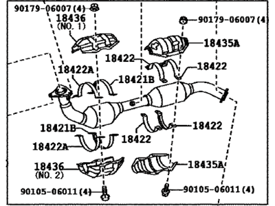 2018 Lexus LX570 Exhaust Pipe - 17410-38310