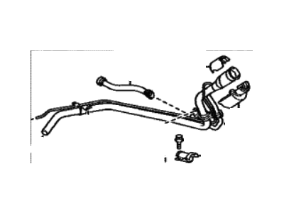 2019 Lexus GX460 Fuel Filler Neck - 77210-35080